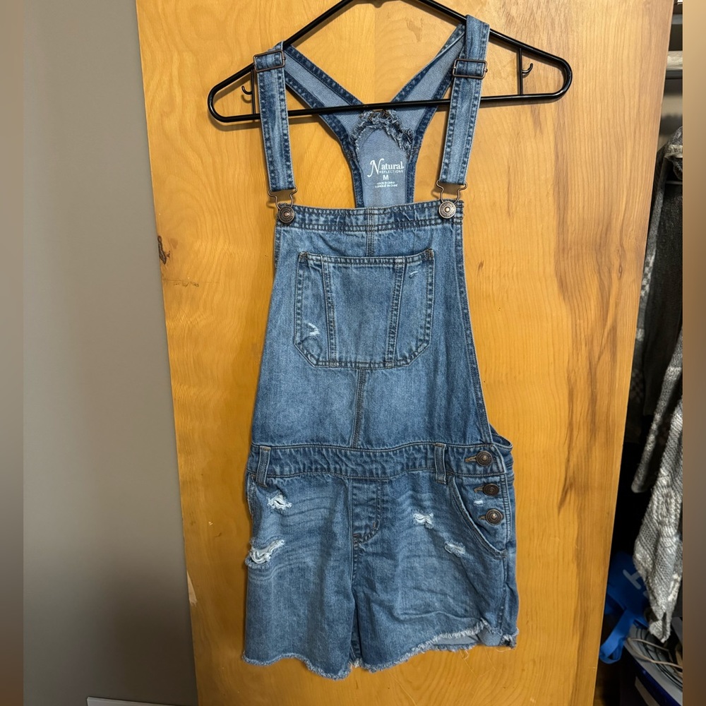 Medium Jean Short Overalls